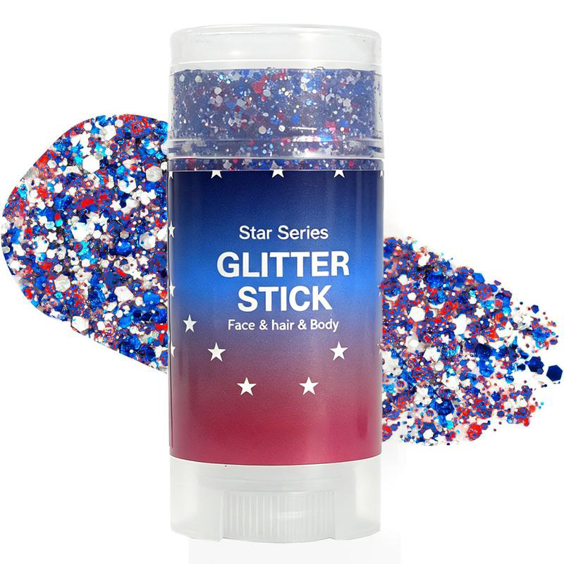 (2-Pack) 4th of July Glitter Stick - 250th Anniversay Edition